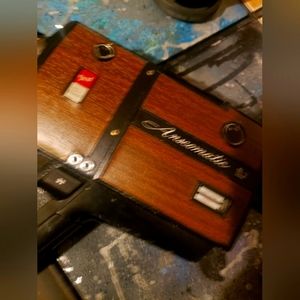 Vintage woodgrain camcorder